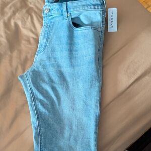 PacSun Light Blue Stacked Skinny Jeans